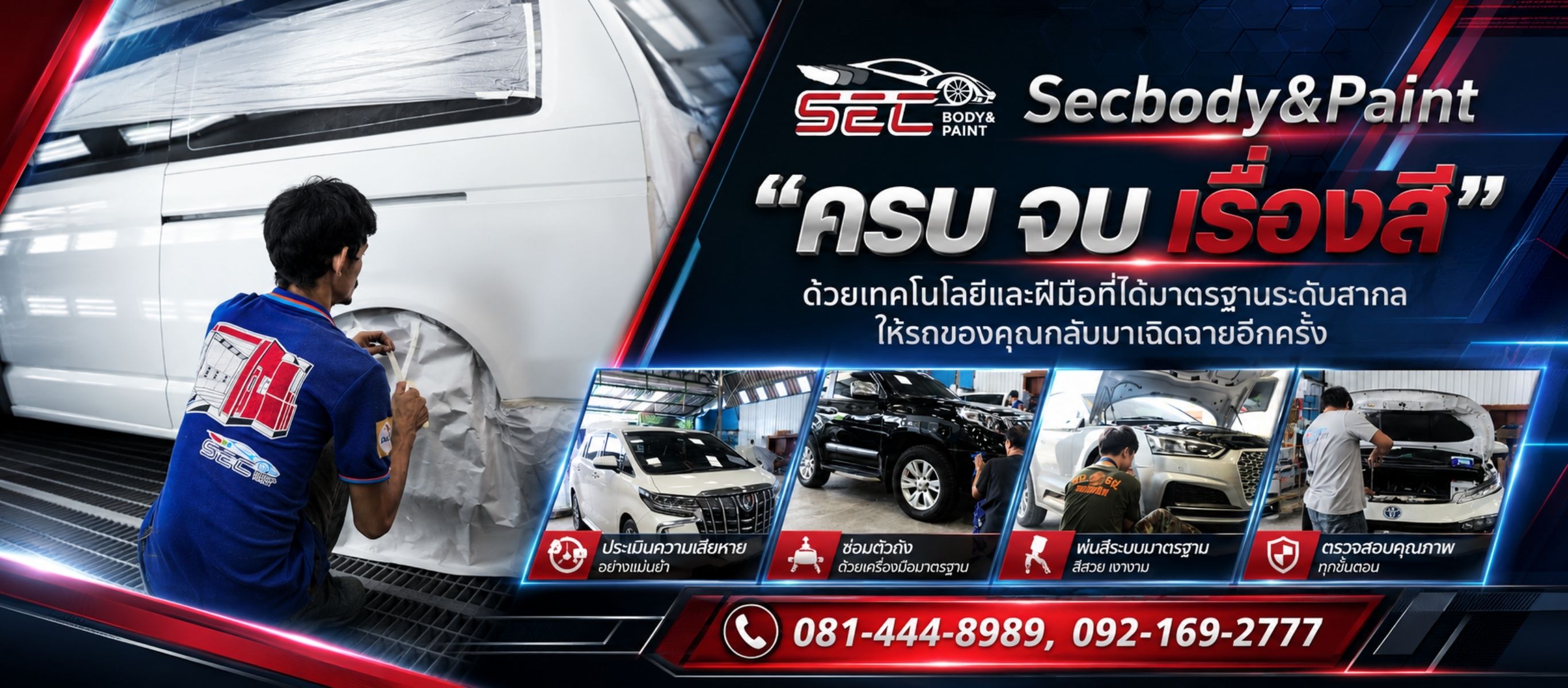 ศูนย์ซ่อมสี ตัวถัง รามอินทรา